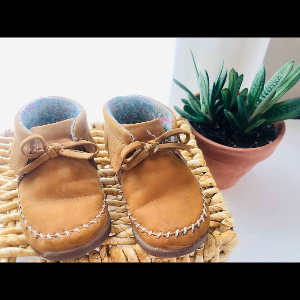 2 for $15. Carter’s faux leather moccasin